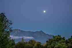 Outeniqua Mountain view from house entry area.