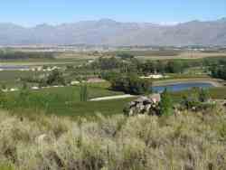 Hiking in the mountain with views over Ceres valley