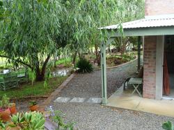 Walkway to the pond