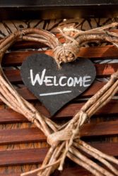 Beauty lies within a welcome guest