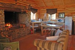 Fireplaces in the Tree Houses and main House