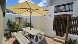 Outdoor seating area in Garden 