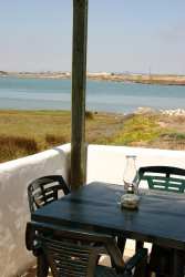 View from chalet patio