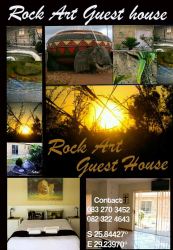 Visit us on 
www.rockartguesthouse .co.za