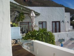 Wrap around 180+degree views of False Bay from house.