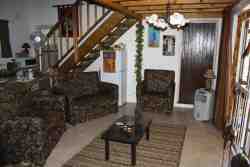 living room with open kitchen