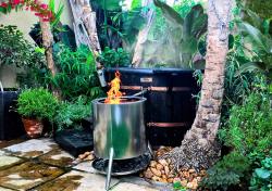 Woodfired hot tub