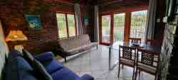 Cottage 4 - living area with double sleeper couch