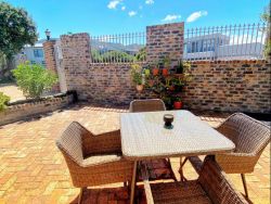 Nautical - patio with mountain view