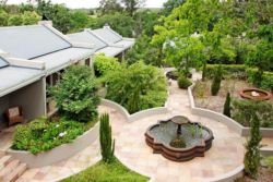 Rooms are separate from the Manor House and set in the lush gardens