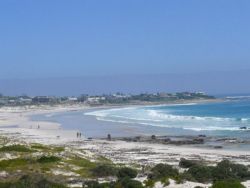 View towards Kommetjie from our beach gate with direct access on to the dunes and beach