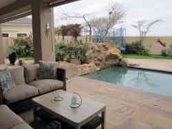 Patio and Pool area