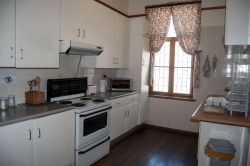 The kitchen is fully equipped for all your self catering needs.