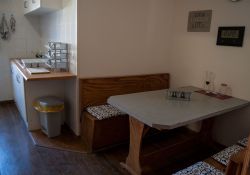 You will have a cosy breakfast corner available. 
