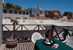 Our Frieda Apartment has a nice private balcony.