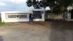 Entrance gate to Shadowlands Guest Farm