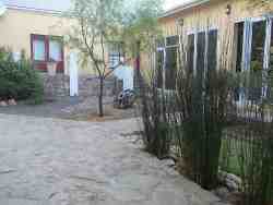 Entrance from private parking area