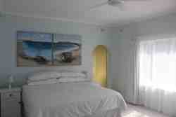 Upstairs main bedroom King size bed