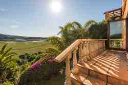 Tequila Moon 1 : King Room entrance, veranda and view