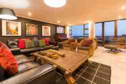 Lounge with TV and Full Sea Views