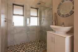 Master bedroom ensuite with shower and seperate toilet