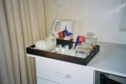 Hospitality trays in all the rooms/Tea ,coffee,hot chocolate and rusks