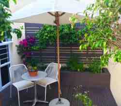 Private courtyard detail