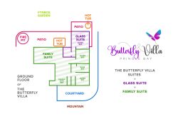 Floorplan of The Butterfly Villa