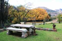 Garden Seating Area and View