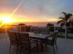 Sunset with a view