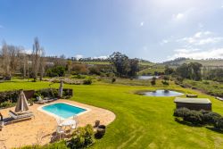 Outdoor pool area