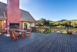 Outdoor braai area