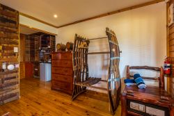 The Barrel Room closet, drawer & kitchenette