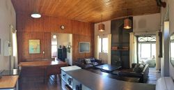 Open plan lounge/diningroom/kitchen area