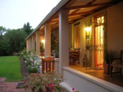 Cosy veranda / terrace of The Old Trading Post