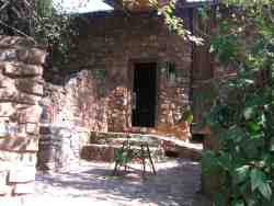 Chalet 5 outside with private BBQ and stoep