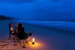 Sundowners on a wilderness beach