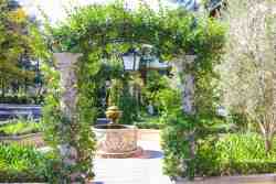 Pathway to Anna's Kitchen our onsite restaurant.