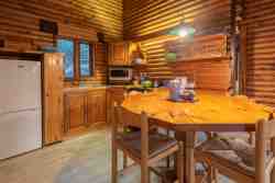 Hillside chalet kitchen