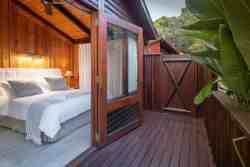 Hillside chalet main bedroom