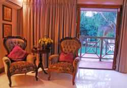 La Amor bedroom, garden view