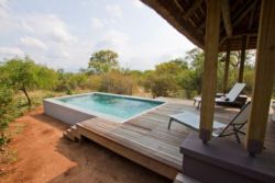 Private heated swimming pool