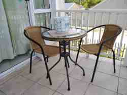 Patio table and chairs 