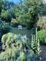Outdoor sitting for The Garden Suite