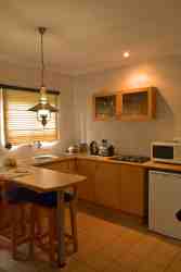 All our rooms has a kitchen with a mini bar fridge, cutlery & crockery, kettle, toaster, microwave, stove and complementary coffee 