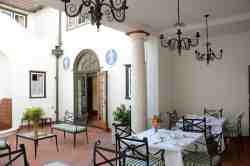 dining on the terrace