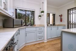 Scullery with washing machine, tumble dryer and dishwasher