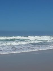 Enjoy the local beach which is less than a minute walk away
