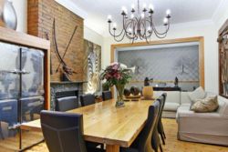 Open plan dining area