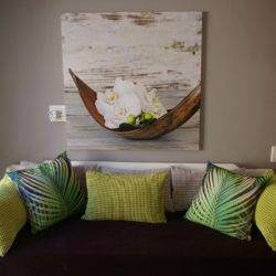 Daybed in living area